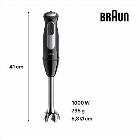Frullatore ad Immersione Braun MULTIQUICK 5 PRO MQ 55236 Nero 1000 W