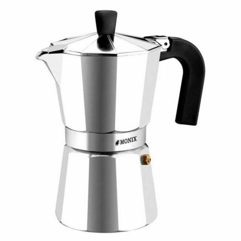 Caffettiera Italiana Monix Braisogona_M620006 Argentato 6 Tazze