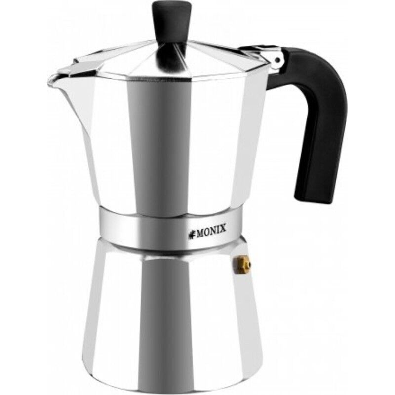 Caffettiera Italiana Monix Braisogona_M620006 Argentato 6 Tazze