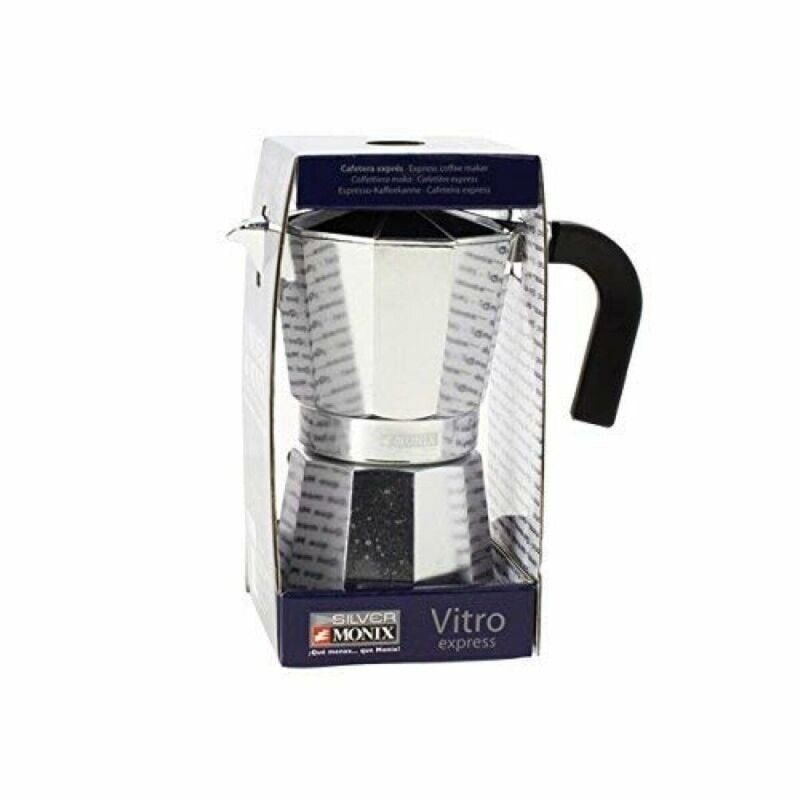 Caffettiera Italiana Monix Braisogona_M620006 Argentato 6 Tazze
