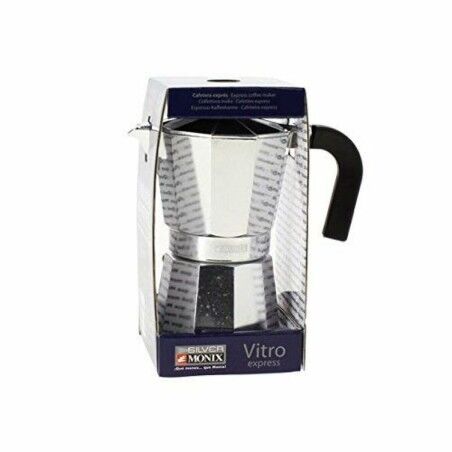 Caffettiera Italiana Monix Braisogona_M620006 Argentato 6 Tazze