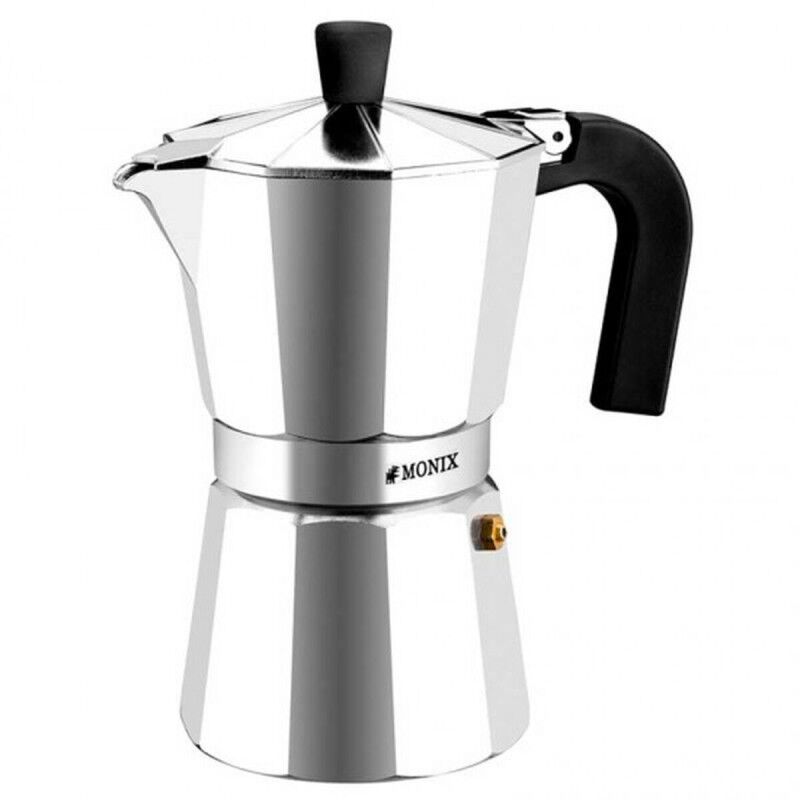Caffettiera Italiana Monix Braisogona_M620006 Argentato 6 Tazze