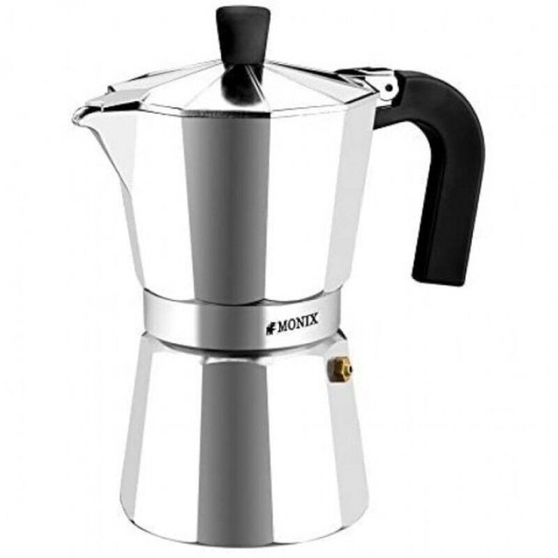 Caffettiera Italiana Monix Braisogona_M620006 Argentato 6 Tazze