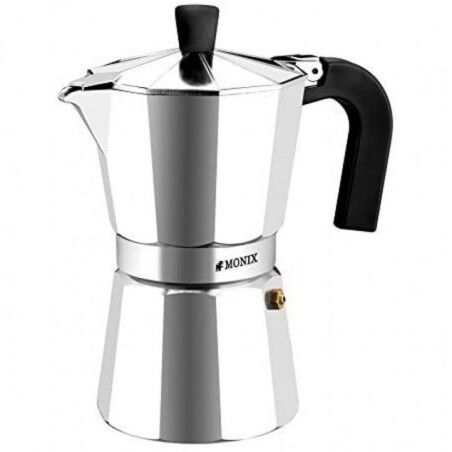 Caffettiera Italiana Monix Braisogona_M620006 Argentato 6 Tazze