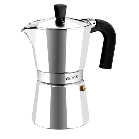 Caffettiera Italiana Monix Braisogona_M620006 Argentato 6 Tazze