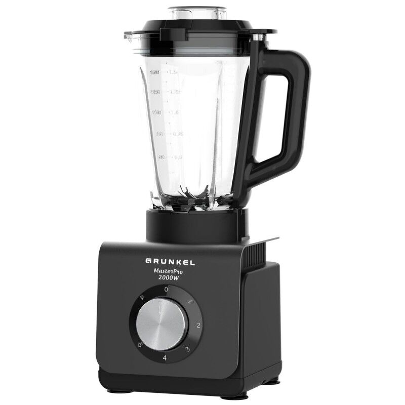 Frullatore Grunkel BAT-2000 MASTERPRO Nero Acciaio 1,5 L