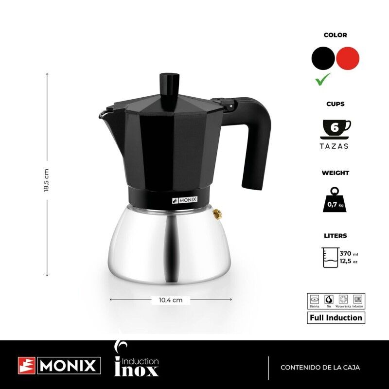 Caffettiera Italiana Monix M863006 Nero