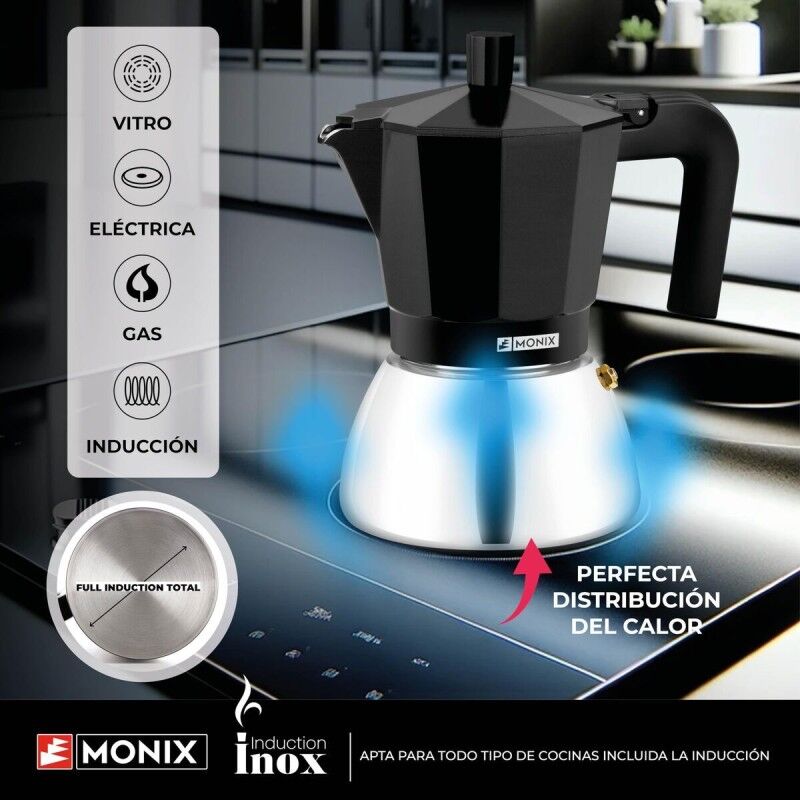 Caffettiera Italiana Monix M863006 Nero