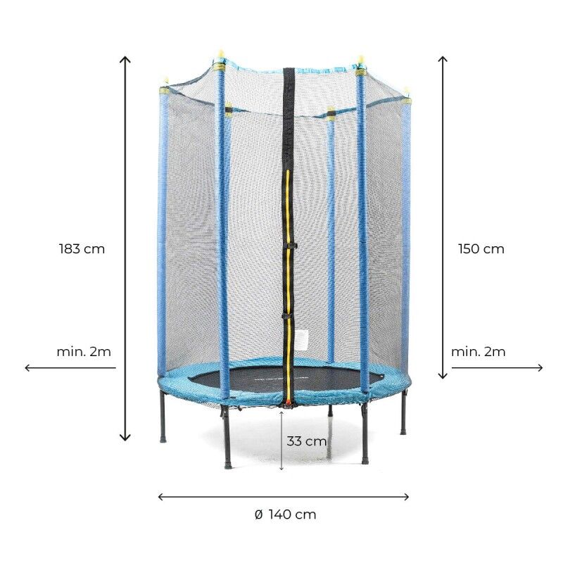 Trampolino per Bambini con Rete di Sicurezza Zuply InnovaGoods