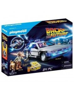 Playset Action Racer Back to the Future DeLorean Playmobil 70317 - 1