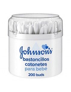 Bastoncini di Cotone Baby Johnson's (200 pcs) - 1