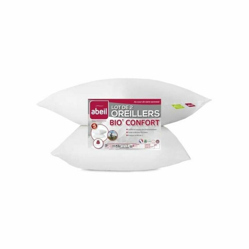 Set di 2 Cuscini Abeil Bianco 60 x 60 cm (2 Unità)