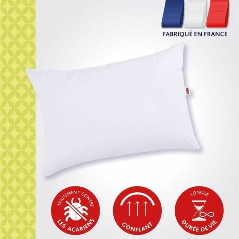 Cuscino DODO Bianco 50 x 70 cm Antiacari