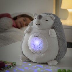 Riccio di Peluche con Rumore Bianco e Proiettore Antibuio Spikey InnovaGoods 2