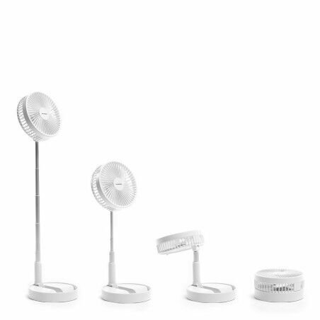 Ventilatore Ricaricabile Pieghevole 3 in 1 Fandle InnovaGoods Ø7,7'' 7200 mAh