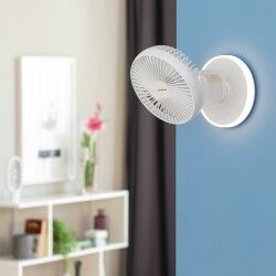 Ventilatore da Scrivania Ricaricabile con LED FanLed InnovaGoods Ø6,6'' 4000 mAh 2