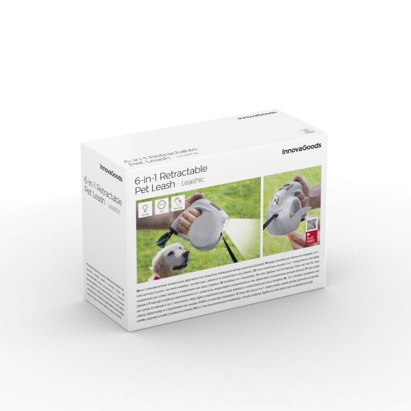 Guinzaglio Retrattile per Cani 6 in 1 Leashic InnovaGoods