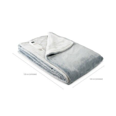 Coperta Elettrica Elakef InnovaGoods Grigio 120 x 160 cm 160 W