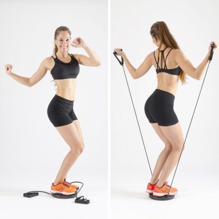 Pedana Rotante Cardio con Guida per gli Esercizi InnovaGoods IG117162
