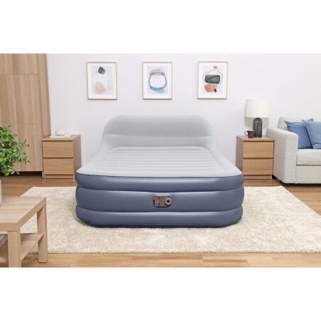 Bestway Cama Doppia Elettrica con Testata 226x152x84 cm Gonfiabile e Camping 67923