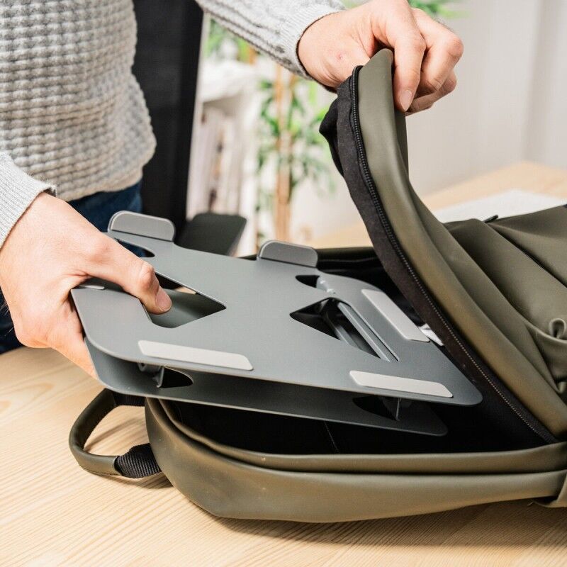 Supporto Pieghevole e Regolabile per PC Portatile Lastan InnovaGoods