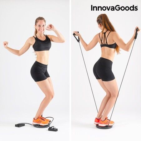 Pedana Rotante Cardio con Guida per gli Esercizi InnovaGoods IG117162