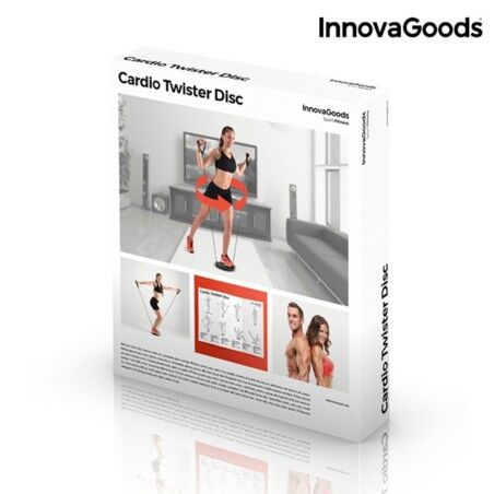 Pedana Rotante Cardio con Guida per gli Esercizi InnovaGoods IG117162