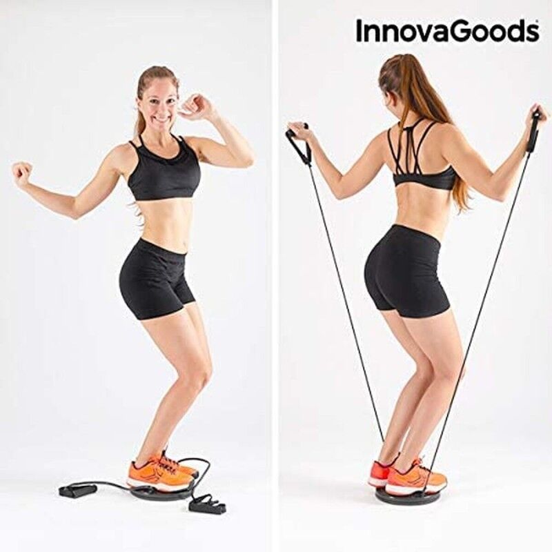 Pedana Rotante Cardio con Guida per gli Esercizi InnovaGoods IG117162