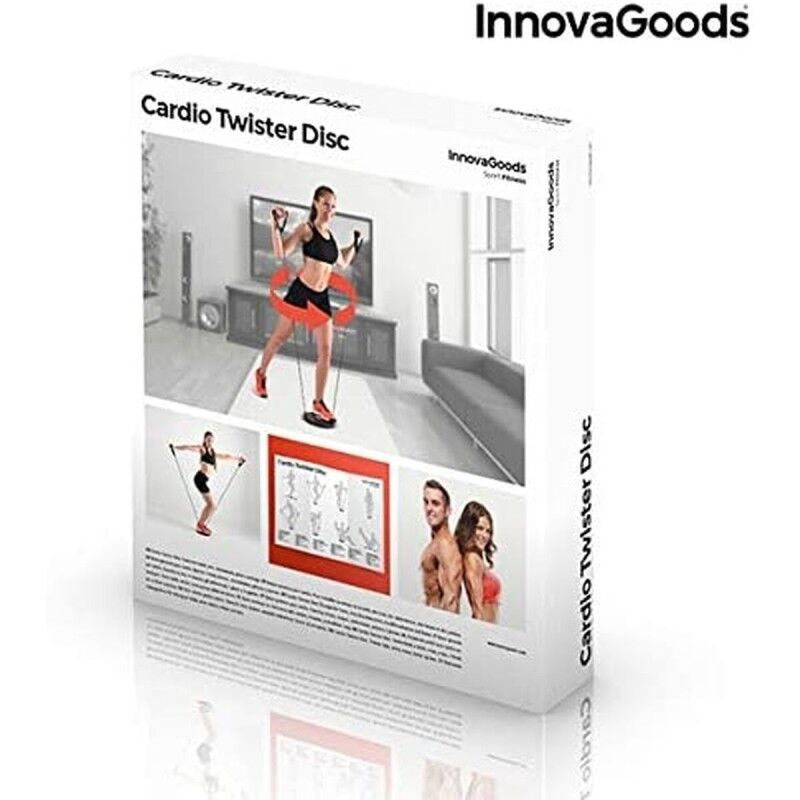 Pedana Rotante Cardio con Guida per gli Esercizi InnovaGoods IG117162