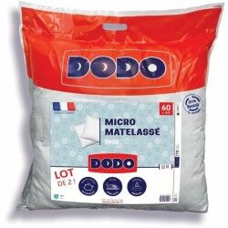 Cuscino DODO Bianco 60 x 60 cm (2 Unità)