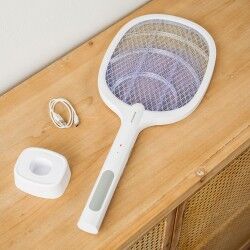 Racchetta Uccidi Insetti Ricaricabile con Luce UV 2 in 1 Elecfly InnovaGoods