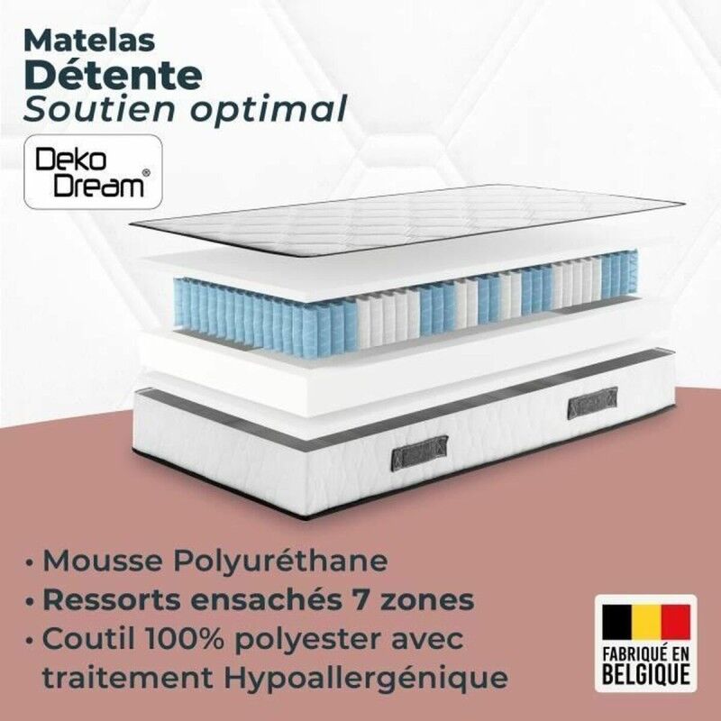 Materasso Viscoelastico Somnis Beeding 90 x 200 cm