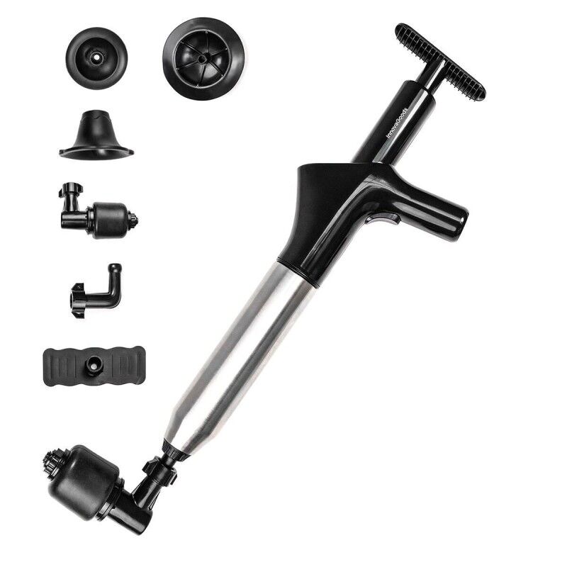 Sturalavandini ad aria compressa ad alta pressione con accessori e manometro 5 in 1 Jetpro InnovaGoods