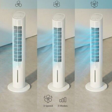 Climatizzatore Evaporativo Portatile a Torre Multifunzione con Telecomando Hushly InnovaGoods