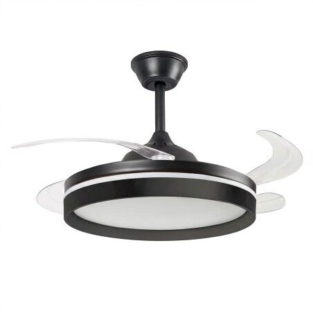 Ventilatore da soffitto con luce LED, 4 pale retrattili e telecomando InnovaGoods