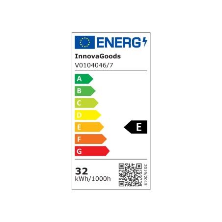 Ventilatore da soffitto con luce LED, 4 pale retrattili e telecomando InnovaGoods