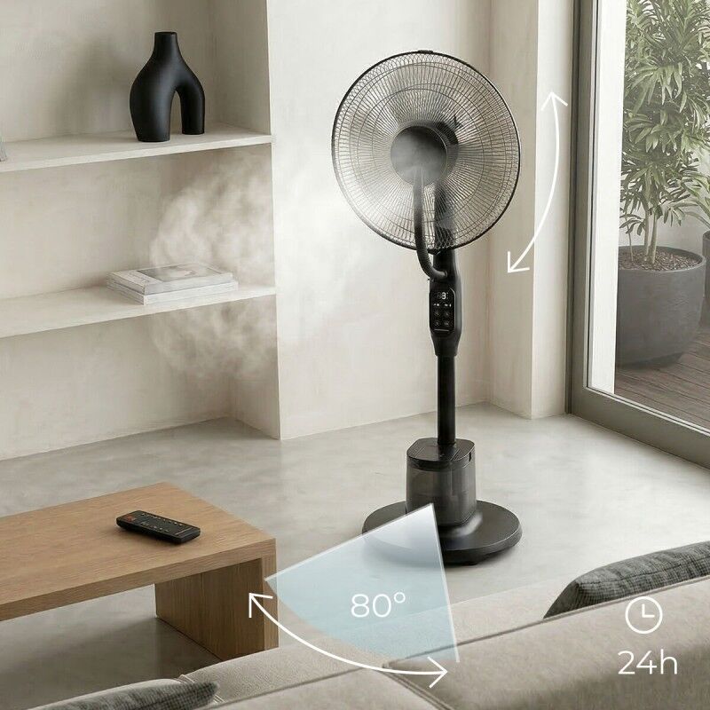 Ventilatore Nebulizzatore da Terra con Telecomando Sprair InnovaGoods