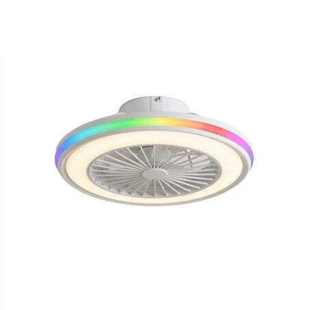 Ventilatore da soffitto con luce LED RGB, pale nascoste e telecomando Nexory InnovaGoods