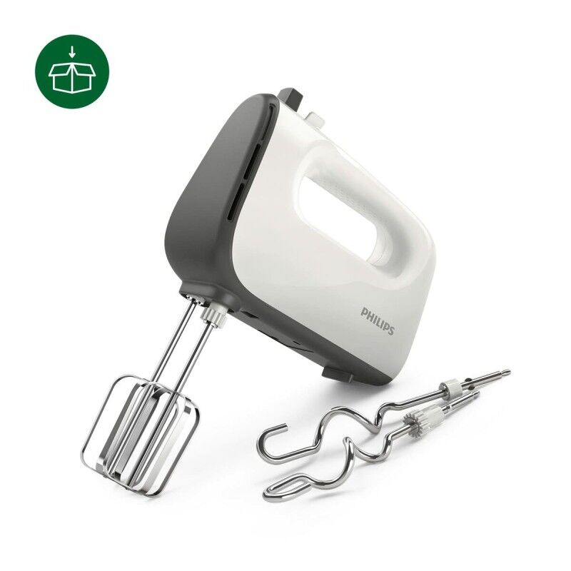 impastatrice mixer con ciotola Philips Amasadora HR3745/00 450 W Bianco Nero 3 L