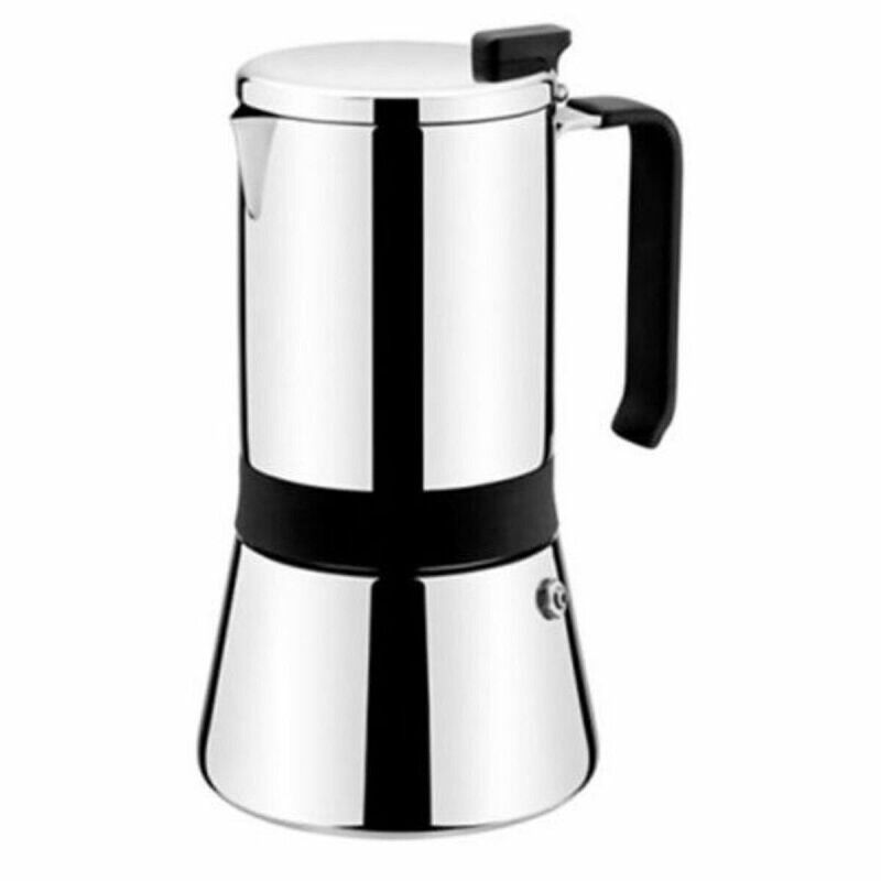 Caffettiera Italiana Monix M770004 Acciaio Acciaio inossidabile 4 Tazze