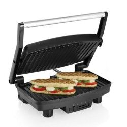 Grill a contatto Tristar GR-2856 1000W Nero Acciaio 28 x 19 cm 2