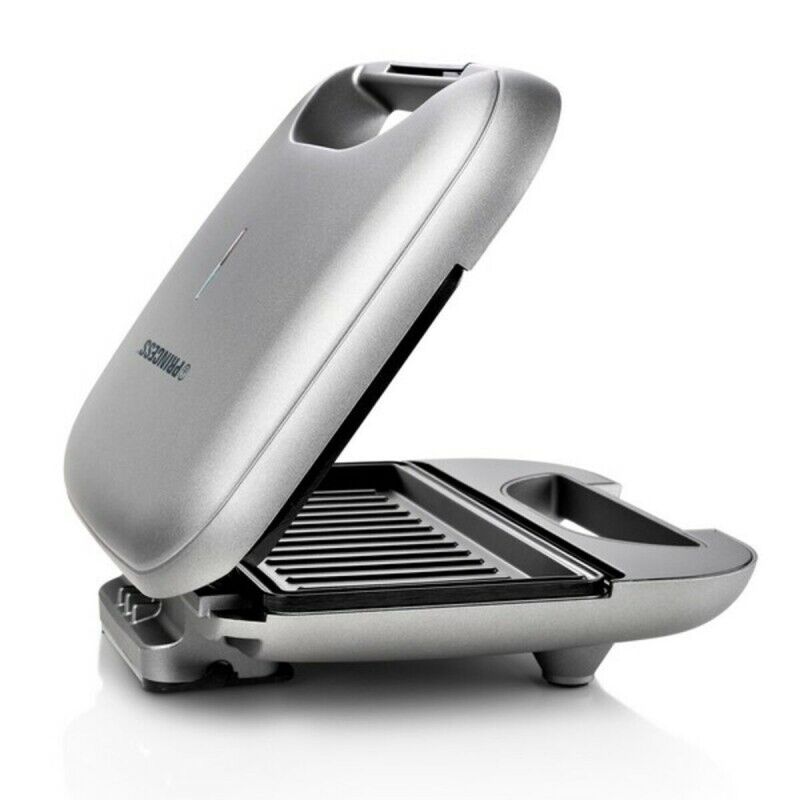 Tostiera Grill Princess 01.127003.01.001 Nero Argentato 750 W