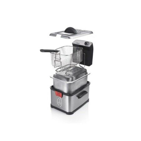 Friggitrice Princess 01.183001.01.050 3 L Nero Argentato