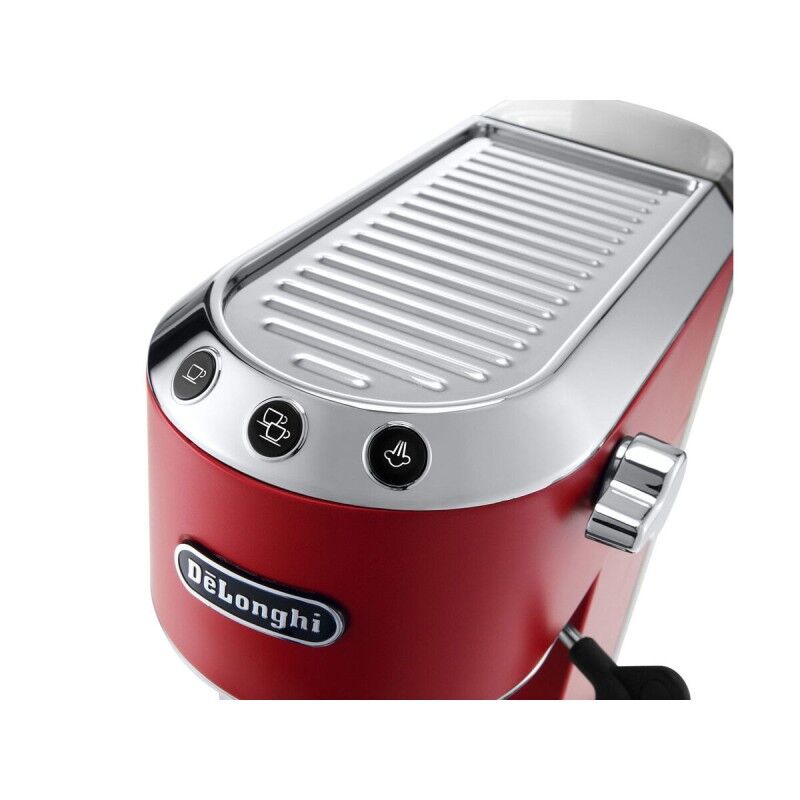 Caffettiera a Stantuffo DeLonghi 0132106169 Acciaio inossidabile Rosso 1 L