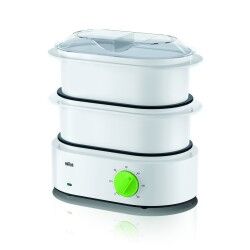 Vaporiera Braun FS 3000 850 W Bianco/Verde Bianco Policarbonato 850 W 2