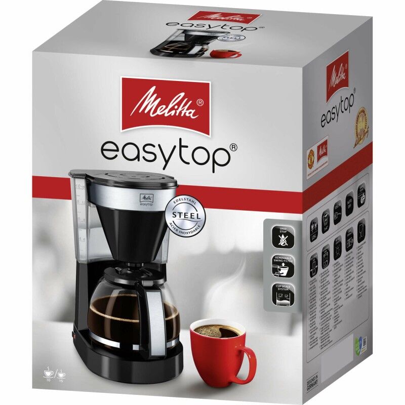 Caffettiera Elettrica Melitta Easy Top II 1023-04 1050 W Nero 1050 W 1,25 L 900 g