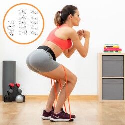 Cintura con Bande di Resistenza per Glutei e Manuale per gli Esercizi Bootrainer InnovaGoods 2