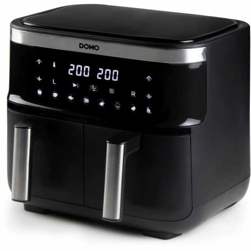 Friggitrice ad Aria DOMO Nero 2850 W 8 L