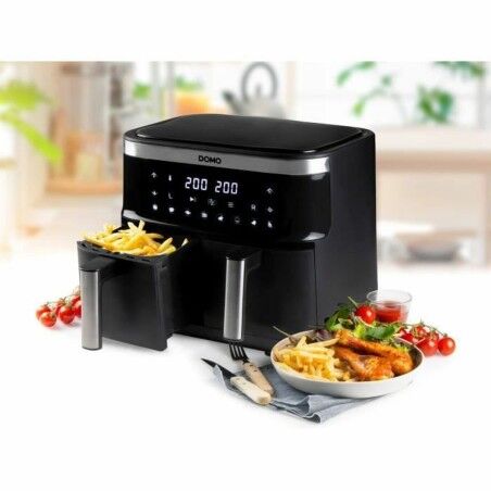 Friggitrice ad Aria DOMO Nero 2850 W 8 L
