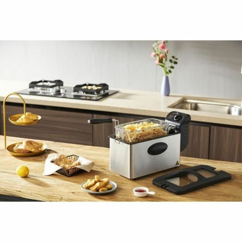 Friggitrice ad Aria Continental Edison Grigio 2000 W 3 L